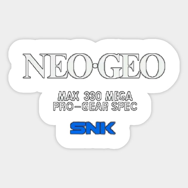 Neo Geo Sticker by Mitzkal